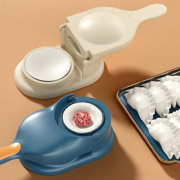 (Pack of 2 ) 2-in-1 Dumpling & Samosa Maker – High-Quality Kitchen Tool (Random Color, Without Box)
