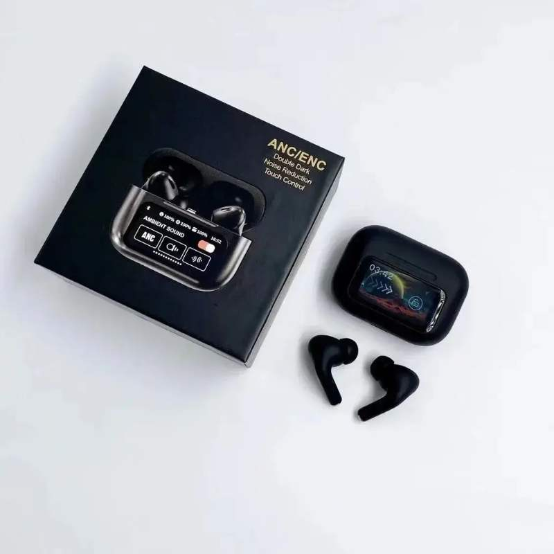 A9 Airpods Pro 2 – Advanced ANC & ENC Noise Reduction | Smart Touch Controls | Wireless Earbuds With Charging Case