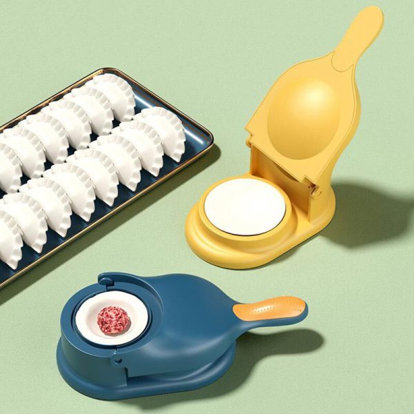 (Pack of 2 ) 2-in-1 Dumpling & Samosa Maker – High-Quality Kitchen Tool (Random Color, Without Box)