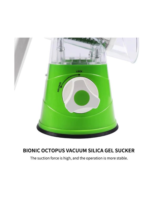 Manual Vegetable Cutter & Slicer – Multifunctional Round Kitchen Gadget, Food Processor, Blender & Chopper