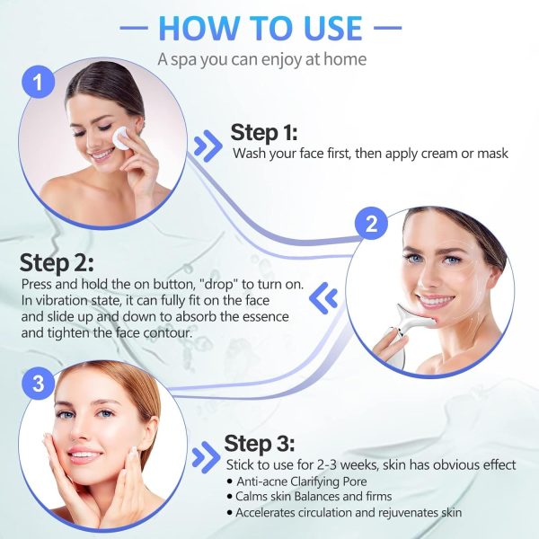 ES-1081 IPL Face Massager – Anti-Aging & Wrinkle Reducing Device | Reduces Puffiness, Fine Lines & Wrinkles