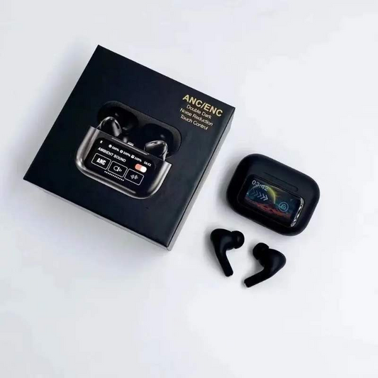 A9 Airpods Pro 2 – Advanced ANC & ENC Noise Reduction | Smart Touch Controls | Wireless Earbuds With Charging Case