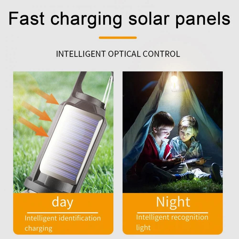 Rechargeable Portable LED Camping Lantern – Tent Lamp with Clip Hook | Emergency & Outdoor Light for Camping