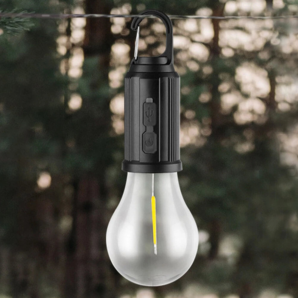Rechargeable Portable LED Camping Lantern – Tent Lamp with Clip Hook | Emergency & Outdoor Light for Camping